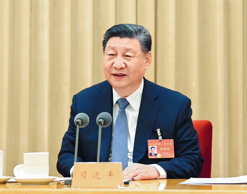 2024年12月11日至12日，中央經濟工作會議在北京舉行。中共中央總書記、國家主席、中央軍委主席習近平出席會議并發(fā)表重要講話。 新華社記者 謝環(huán)馳/攝